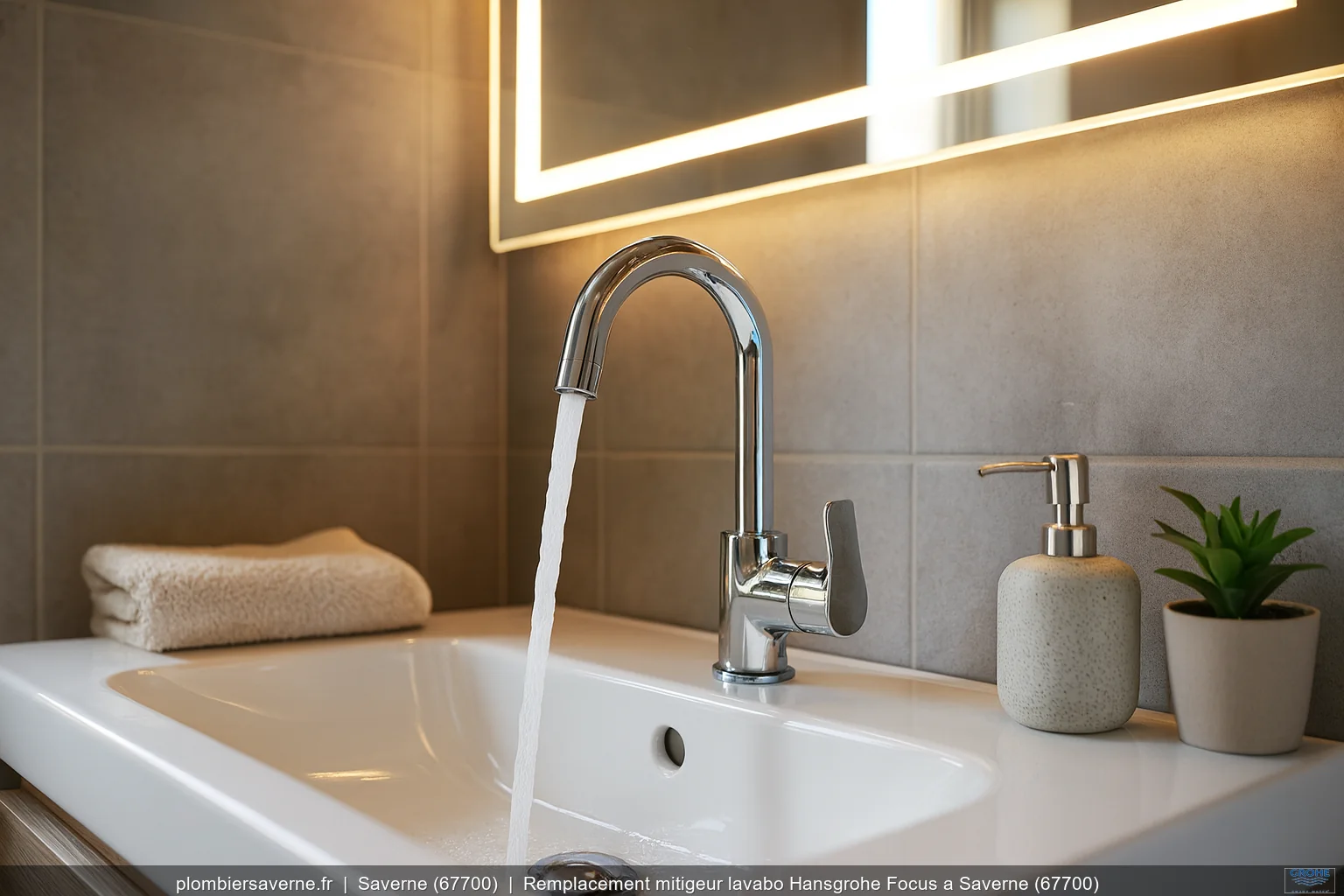 Remplacement mitigeur lavabo Hansgrohe Focus a Saverne (67700)