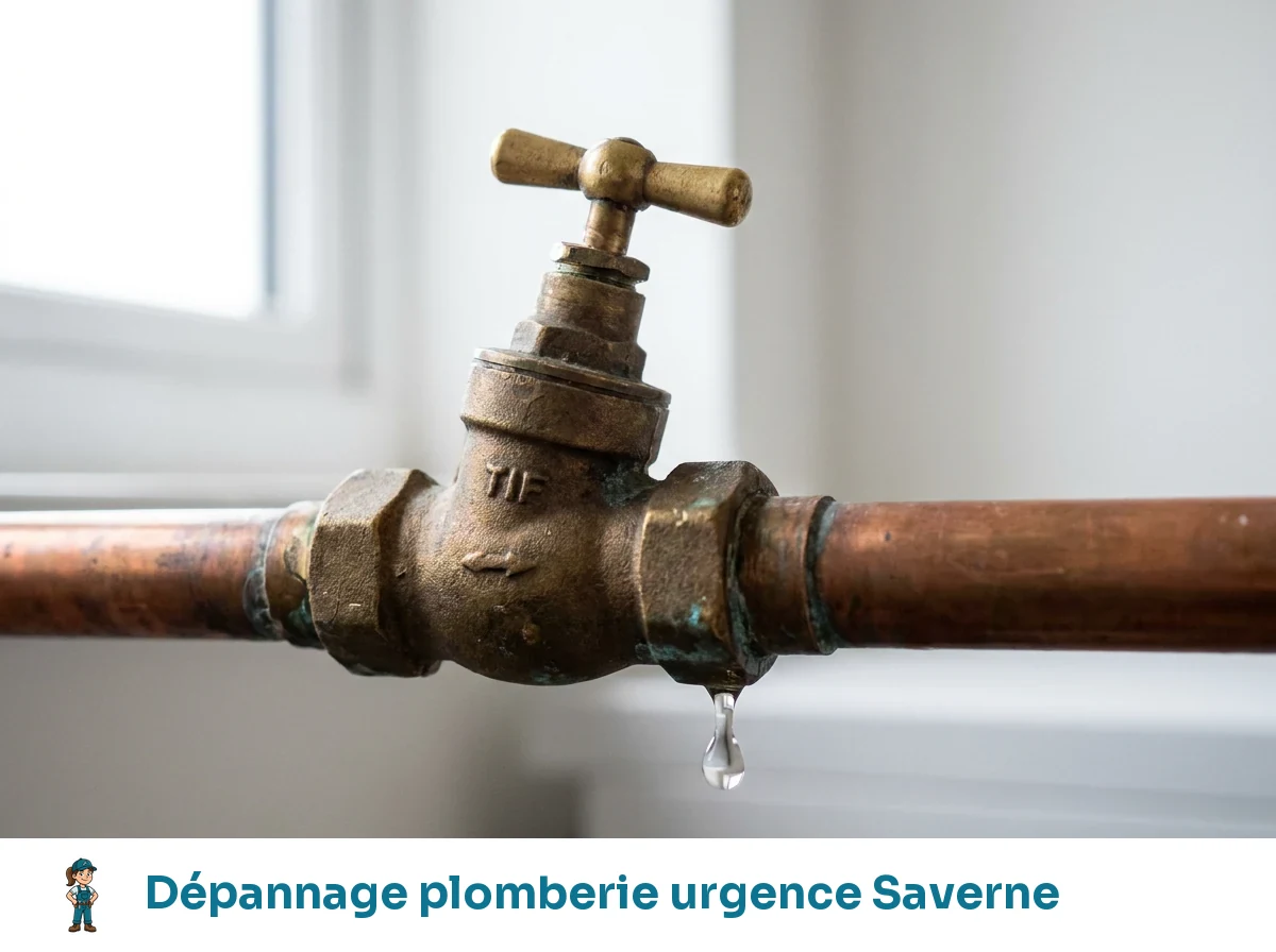 Dépannage plomberie urgence à Saverne