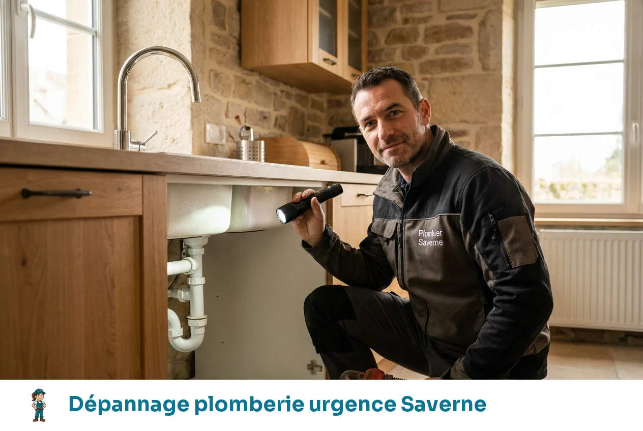 Dépannage plomberie urgence à Saverne
