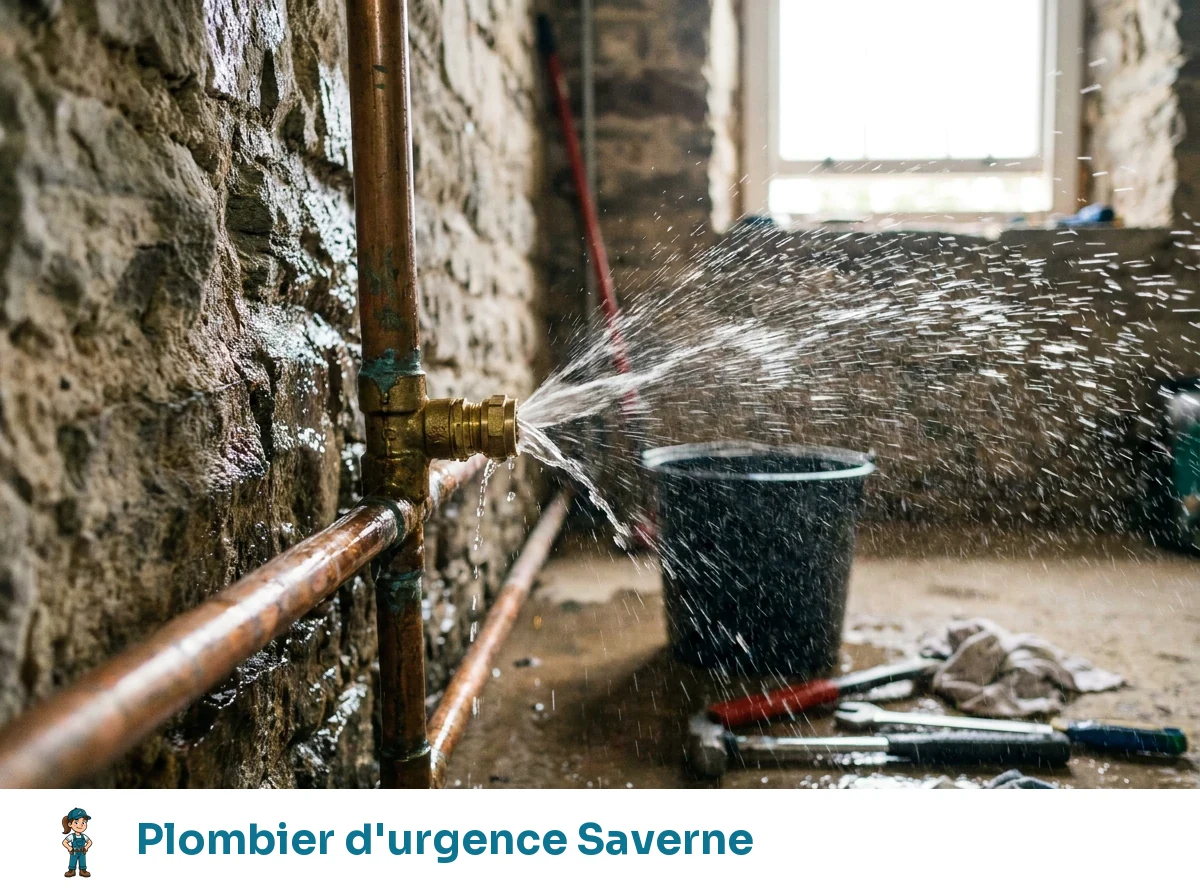 Plombier d'urgence à Saverne