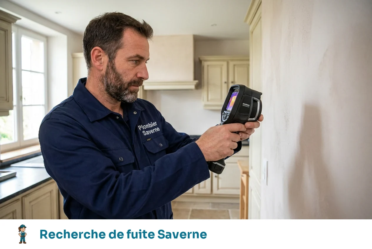 Recherche de fuite à Saverne