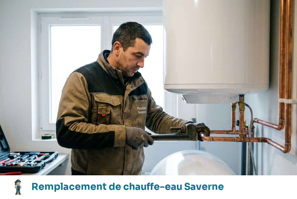 Remplacement de chauffe-eau à Saverne