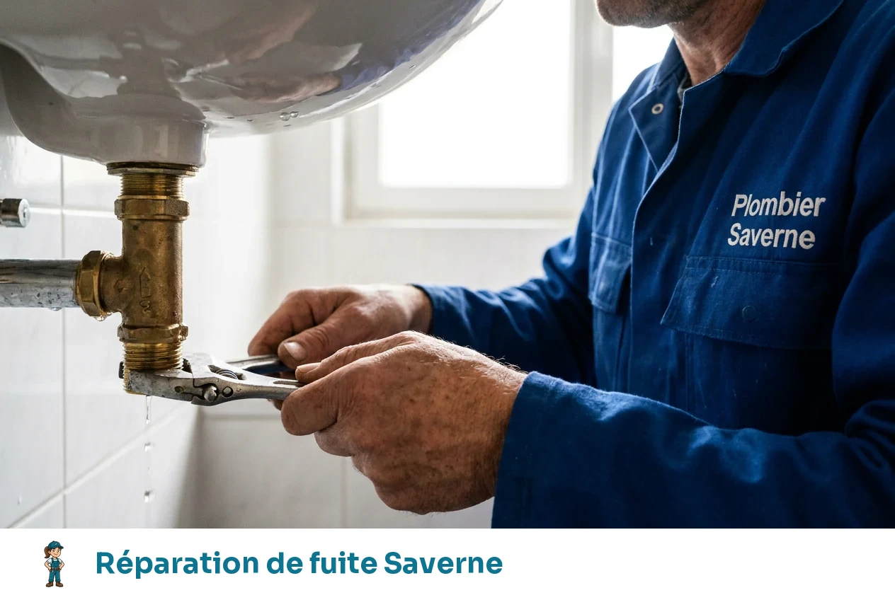 Réparation de fuite à Saverne